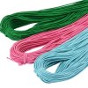 MingRibbon ready stock 2mm wide colorful elastic cord 24 colors