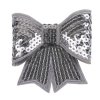 MingRibbon 10 colors 3″ width sequin bow, decorative pre made bow for DIY