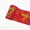 MingRibbon Ready Stock 75 mm Grosgrain Ribbon, Christmas Ornament Cute Deer Printed Ribbon