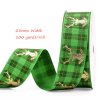 MingRibbon Ready Stock 25mm Red Christmas Ribbon/Green Grosgrain Ribbon For Christmas