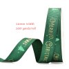 MingRibbon Ready Stock 5/8“ Decorative Christmas Ribbon, 16mm Wide Printed Grosgrain Ribbon