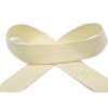 MingRibbon 20mm organic natural white cotton herringbone ribbon
