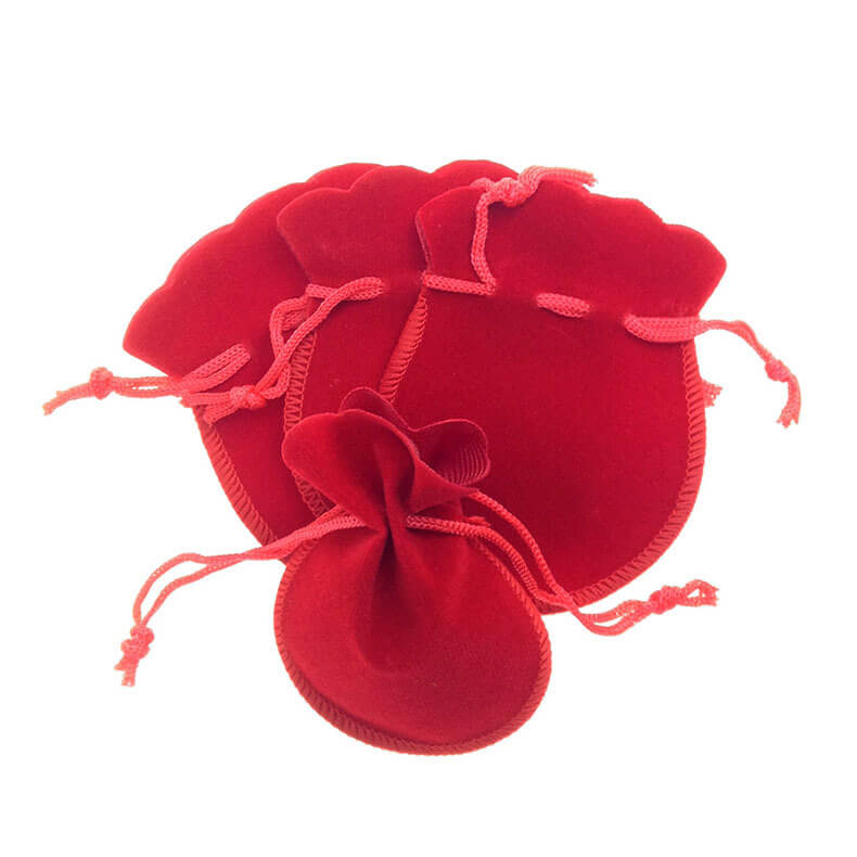 mingribbon Gourd Velvet Pouches (2)