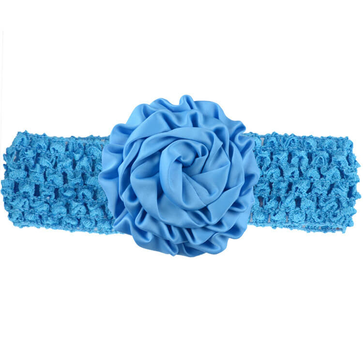 mingribbon baby girl headband with satin flower (18)