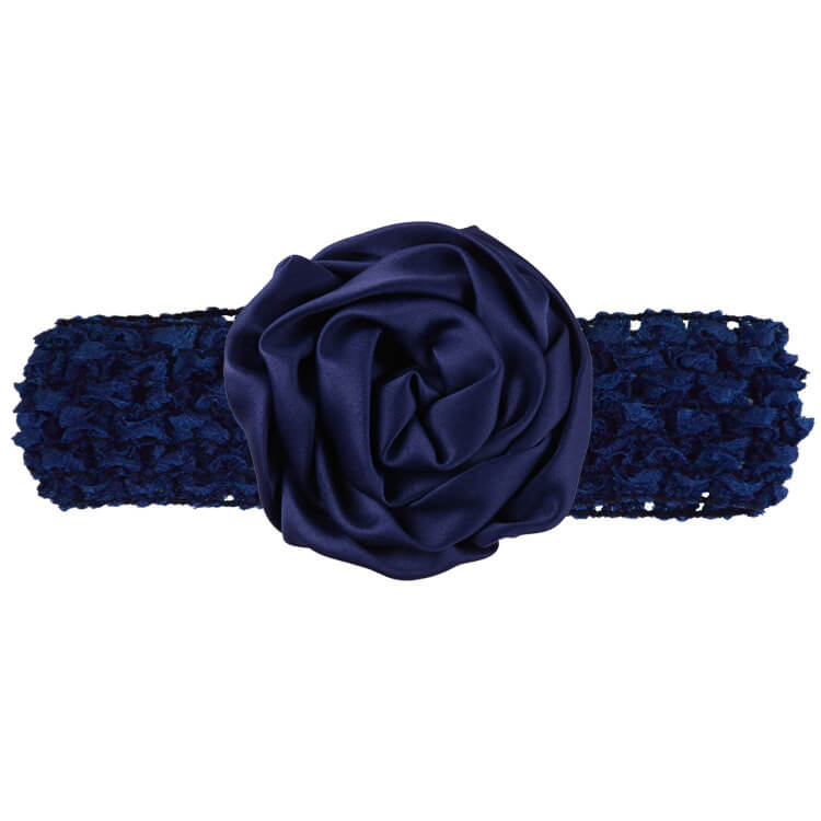 mingribbon baby girl headband with satin flower (19)