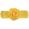 MingRibbon 19 colors Baby Girls Headbands With Satin Flowers