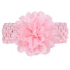 MingRibbon 18 colors Chiffon Flowers With Band, Baby Girls Headband Wholesale