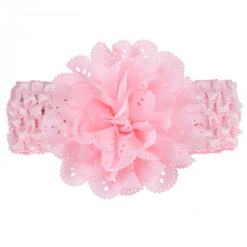 MingRibbon 18 colors Chiffon Flowers With Band, Baby Girls Headband Wholesale