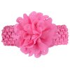MingRibbon 18 colors Chiffon Flowers With Band, Baby Girls Headband Wholesale