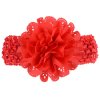 MingRibbon 18 colors Chiffon Flowers With Band, Baby Girls Headband Wholesale