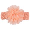 MingRibbon 15 colors Baby Girls Headbands With Chiffon Flower, Lace Band Hair Accessories