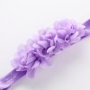 MingRibbon 18 colors Baby Girls Headbands With Chiffon Flowers