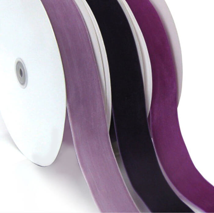 mingribbon nylon velvet ribbon single faced (6)
