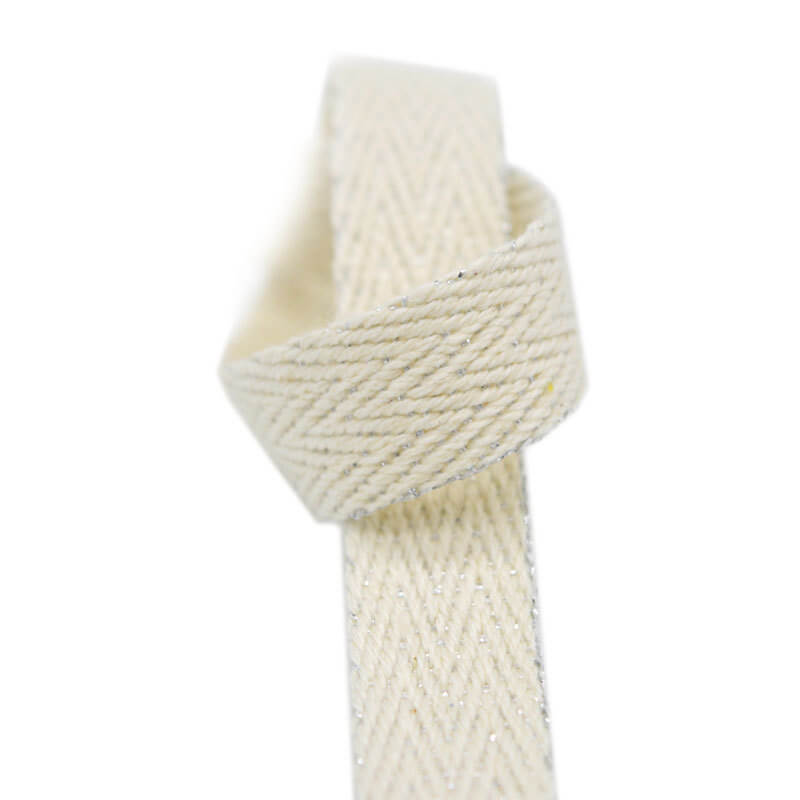 mingribbon organic cotton ribbon herringbone (4)