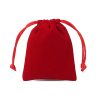 MingRibbon 8cm × 10cm solid color velvet pouch 6 colors available