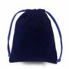 MingRibbon 10 × 12 cm solid color drawstring velvet pouch 6 colors available