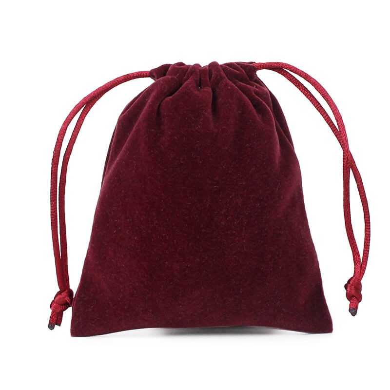 mingribbon velvet pouches custom logo available (3)