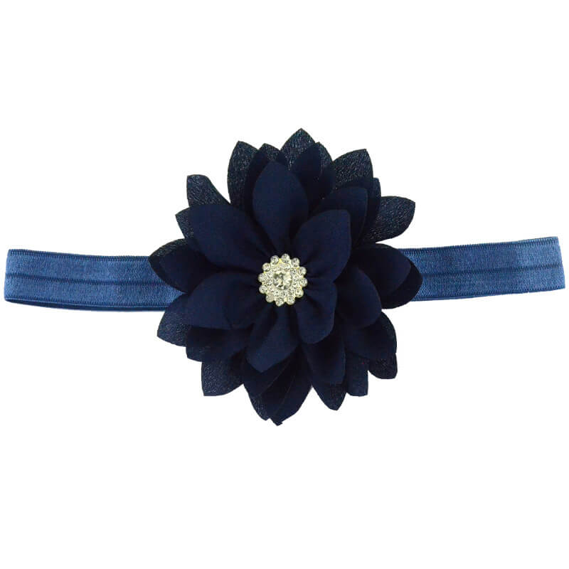 mingribbon baby girls chiffon flowers headband (1)