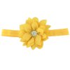 MingRibbon 16 colors Chiffon Flowers With Band, Baby Girls Headband