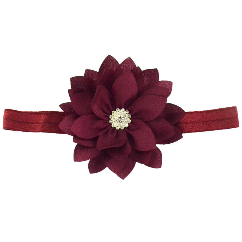 mingribbon baby girls chiffon flowers headband (12)