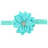 MingRibbon 16 colors Chiffon Flowers With Band, Baby Girls Headband