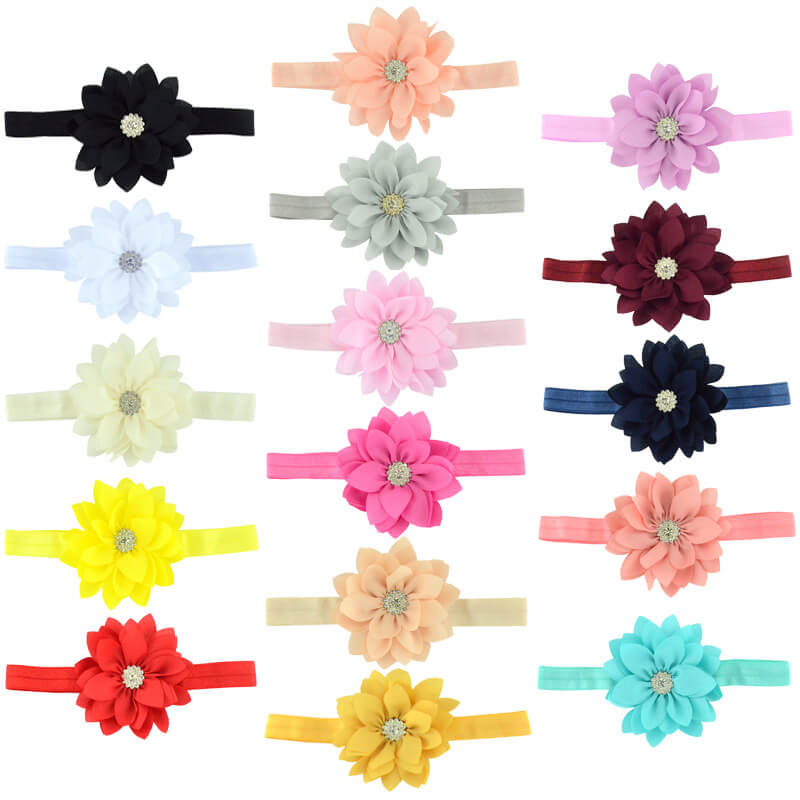 mingribbon baby girls chiffon flowers headband (18)