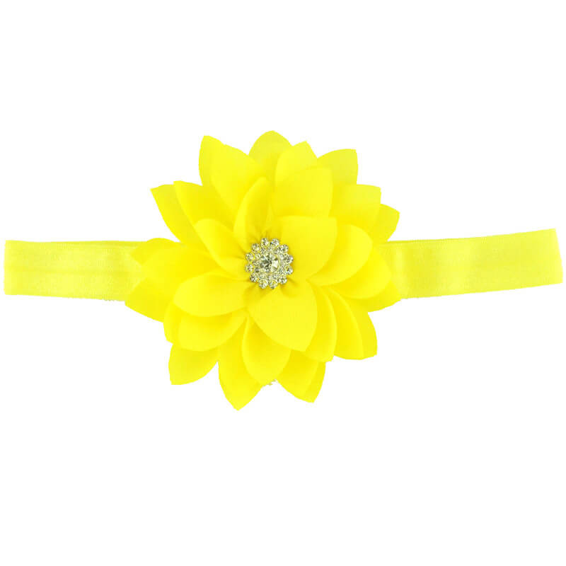 mingribbon baby girls chiffon flowers headband (3)