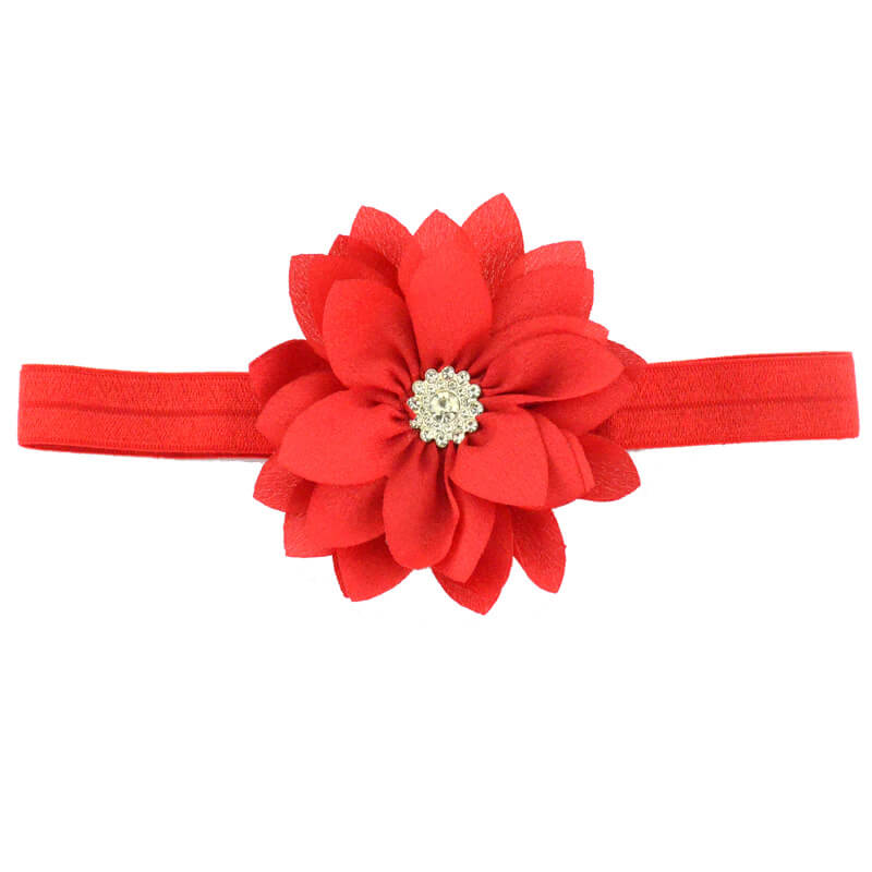 mingribbon baby girls chiffon flowers headband (4)