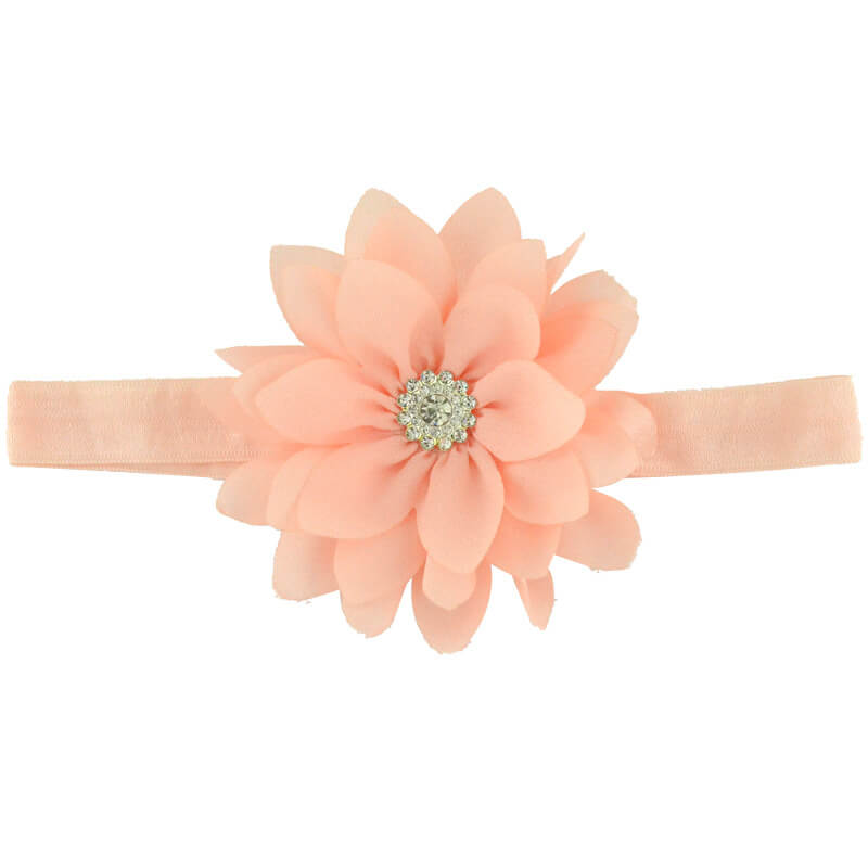 mingribbon baby girls chiffon flowers headband (6)