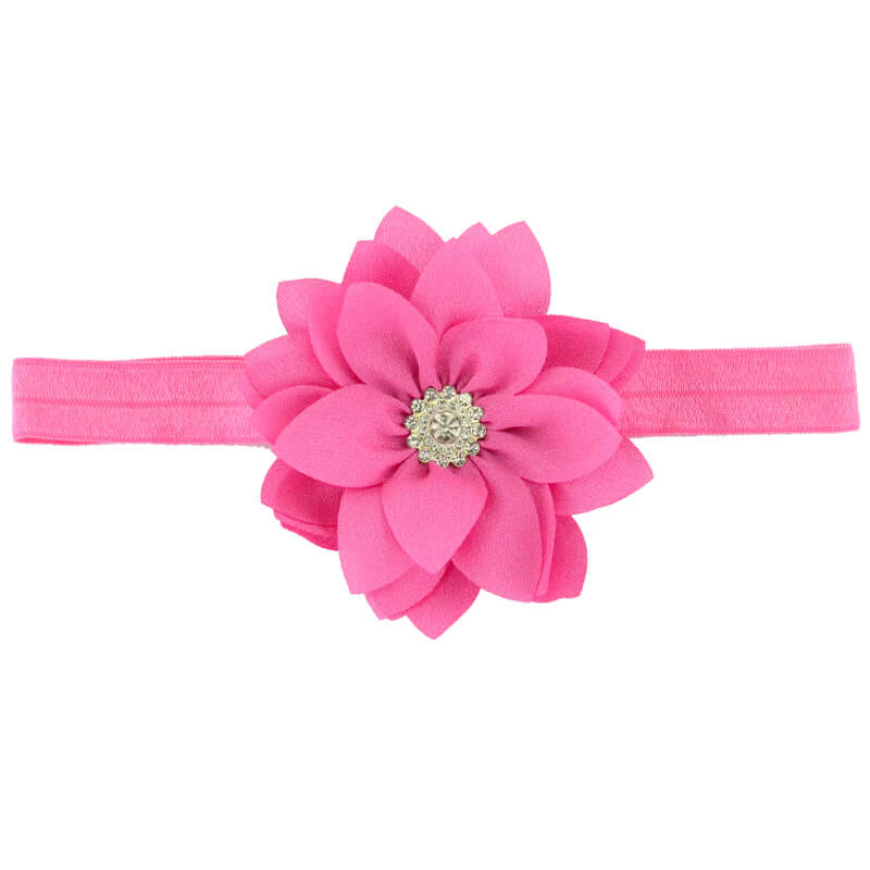 mingribbon baby girls chiffon flowers headband (8)