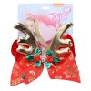 MingRibbon Wholesale 6 Inch Christmas Bow Girls Hair Bow