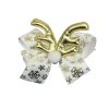 11cm wide girls christmas hair bow with clip