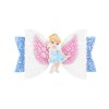 MingRibbon Wholesale 3 Inch Glitter Hair Bows, Princess Hair Bow