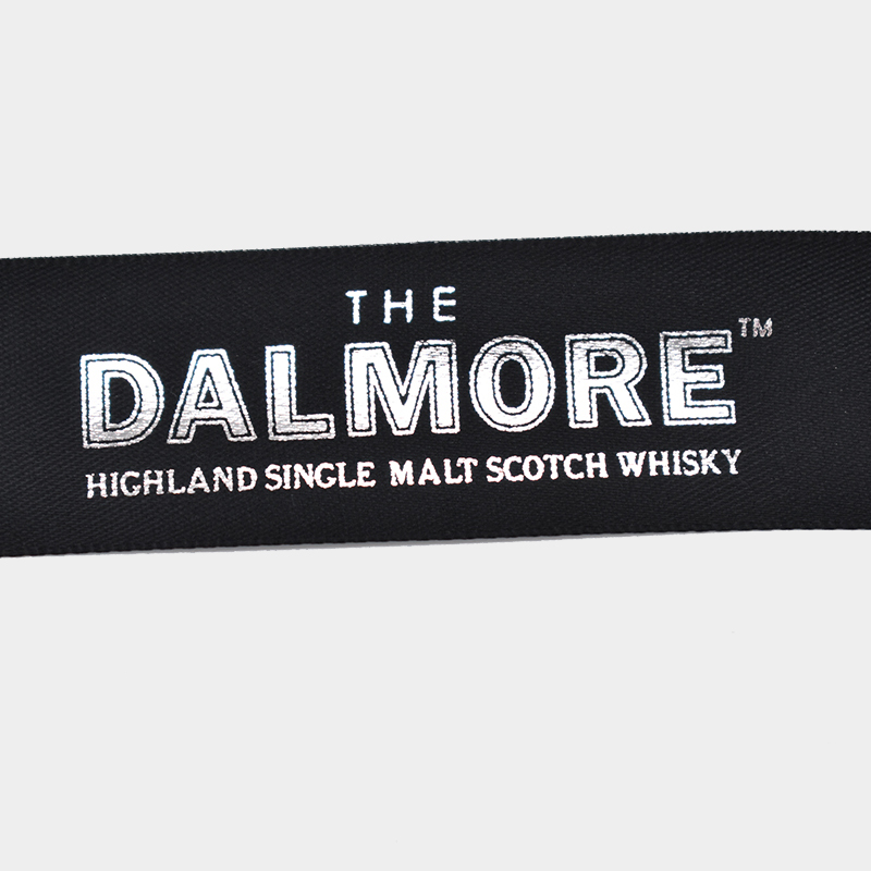 Silver Hot Stamp Custom Ribbon