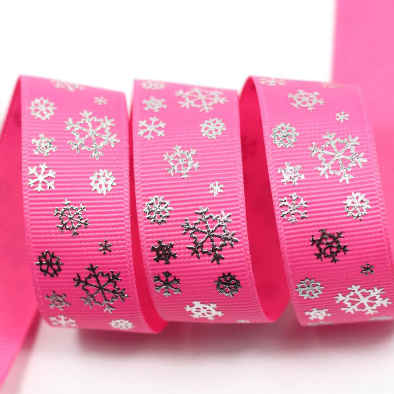 Silver Puff Foil Custom Ribbon