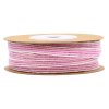 8 colors available 6 mm wide natural stripe jute ribbon roll for flora wrapping