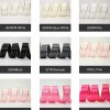 In stock 35 colors available 6 to 38 mm double faced gold edge satin ribbon (100 yards/roll)