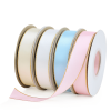 In stock 35 colors available 6 to 38 mm double faced gold edge satin ribbon (100 yards/roll)