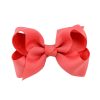 3 inches grosgrain ribbon hair bow with clip for girls