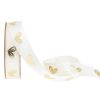 16mm(5/8 in) wide valentine printed ribbon – heart shape
