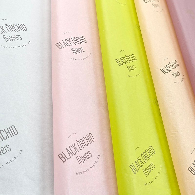 Custom Size & Logo Printed Tissue Paper | Branded Wrapping Sheets Custom Size & Logo Printed Tissue Paper | Branded Wrapping Sheets